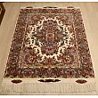 Handmade 3-meter Persian rug with Khatibi design, crafted in Iran