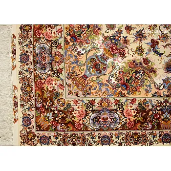 فرش دستباف 6 متری دستباف جفت طرح خطیبی تبریز