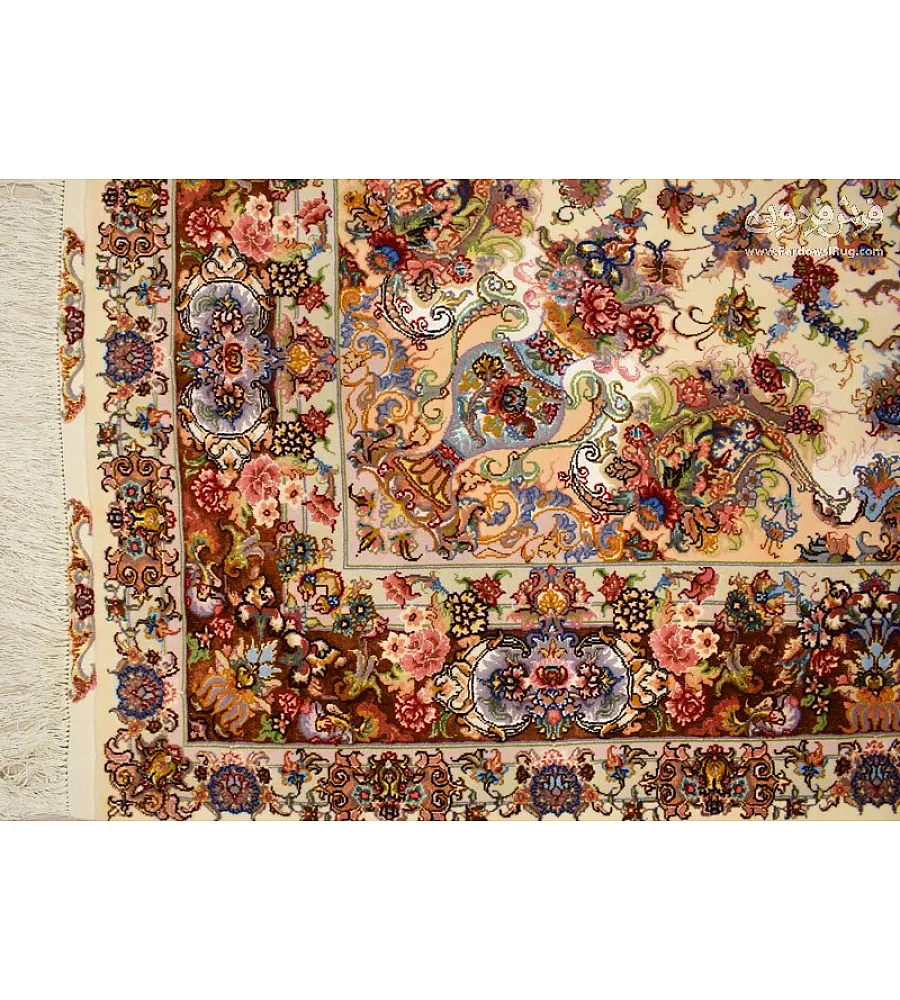 فرش دستباف تبریز طرح خطیبی جفت 6 متری با کیفیت بالا مناسب دکوراسیون کلاسیک و سنتی