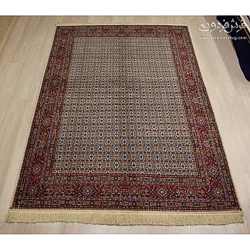 فرش دستباف 6 متری ریزماهی مود نقشه سراسر بیرجند | فرش فردوسی