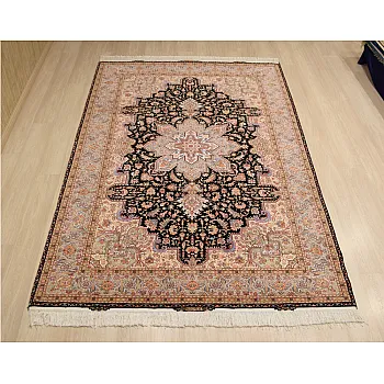 جفت فرش دستباف 6 متری طرح هریس تبریز