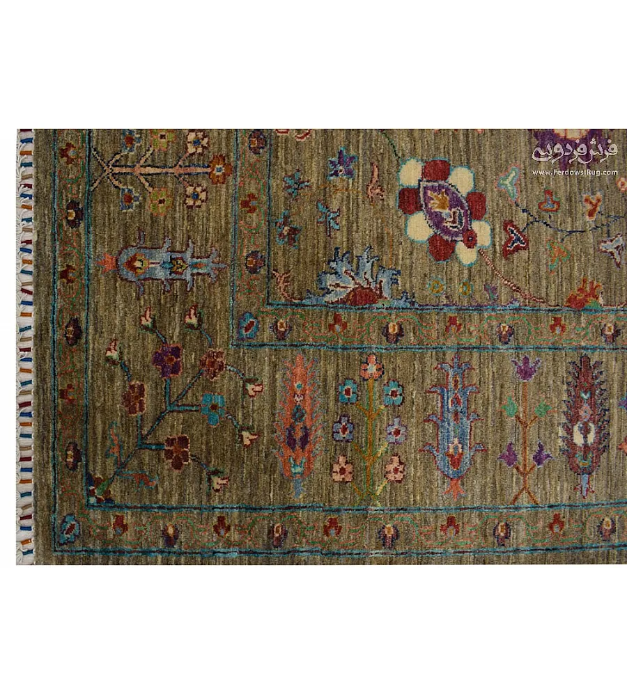 Handmade 6-meter Sultanabad design rug from Iran, featuring intricate patterns and high-quality craftsmanship for elegant home decor.