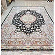 Handmade Persian carpet with intricate Khatibi design, crafted in Tabriz, Iran. Elegant decor piece showcasing traditional artistry.