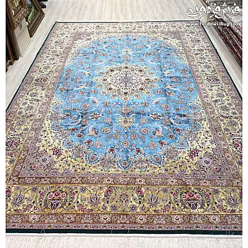 فرش دستباف ۹ متری شهبازی بافت اصفهان