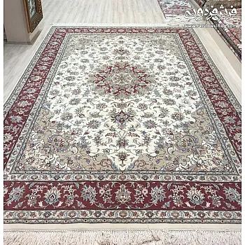 فرش دستباف 9 متری جفتی طرح تبریز مشهد