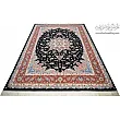 Pair of 9-meter handwoven rugs, Tabriz design with intricate floral patterns, Kashmar weave, perfect for luxury home decor
