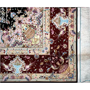 فرش دستباف 9 متری جفت طرح نشاط تبریز | فرش فردوسی