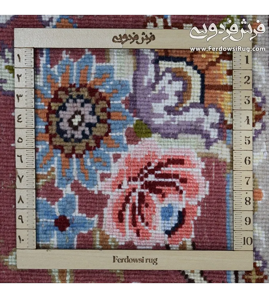 فرش دستباف طرح علیزاده رنگ کرم اندازه 9متری با کیفیت بالا تولید مشهد مناسب دکوراسیون کلاسیک و فضای پذیرایی