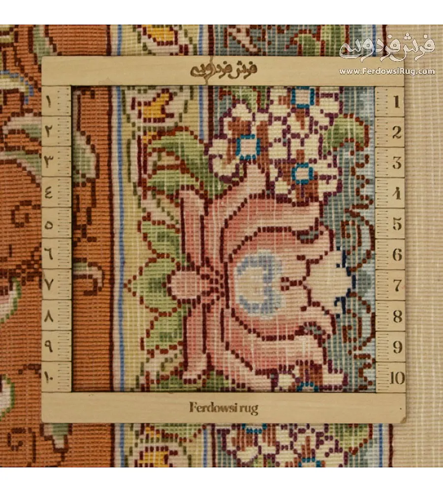 Pair of 9-meter handwoven Tabriz carpets featuring Wave Meh Novin Far design, showcasing intricate patterns and premium craftsmanship.