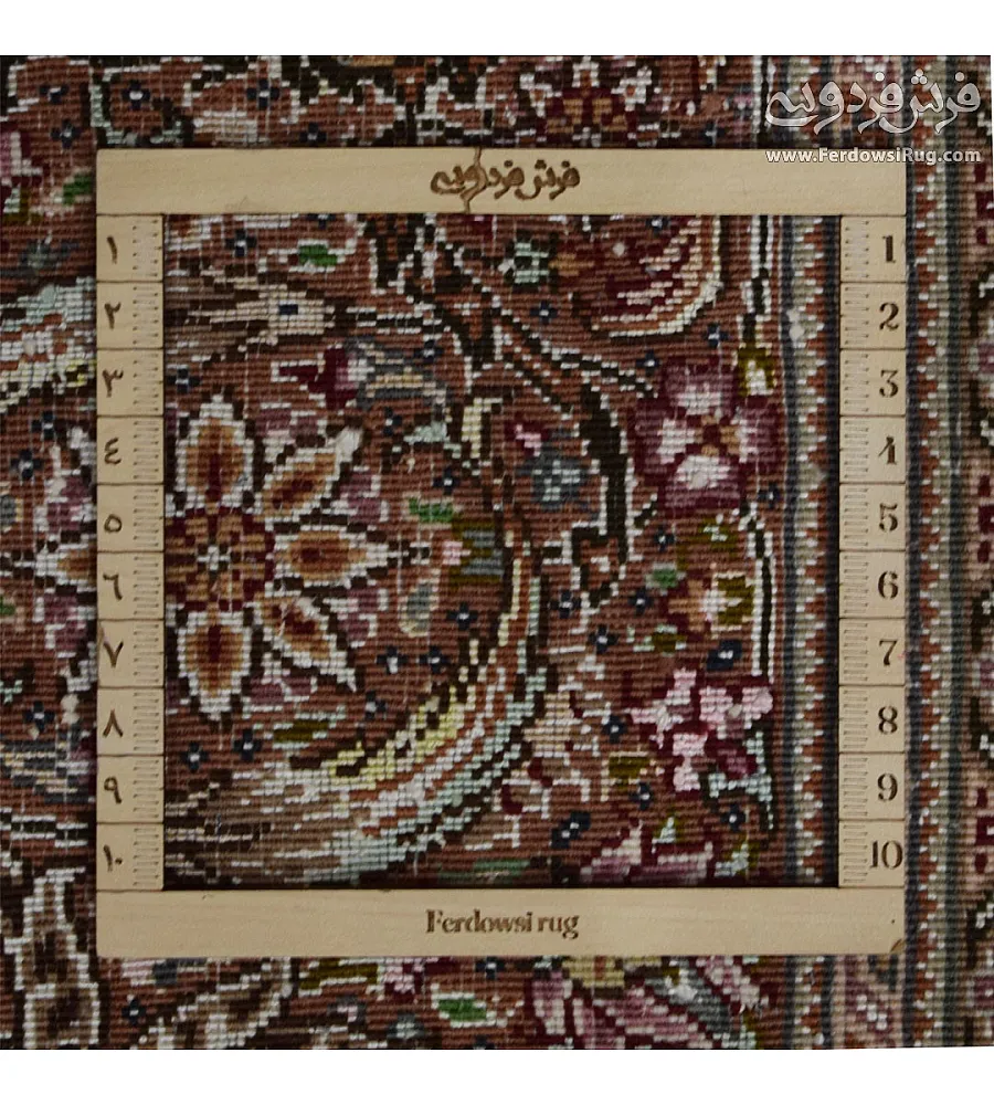 فرش دستباف تبریز طرح ریزماهی کرم جفت 9متری کیفیت بالا مناسب دکوراسیون کلاسیک و مدرن ساخته شده توسط استاد عبدالهی