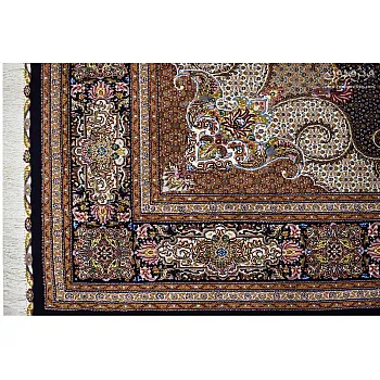 Pair of 9-meter handwoven carpets, Abdullah Rizmohi design, Tabriz weave