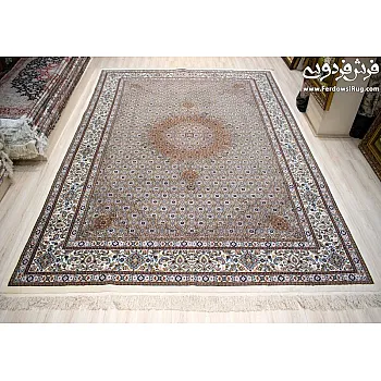 9-meter handwoven Moud Birjand fine-mahi carpet