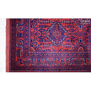 Handwoven Rug 3-Meter Modern Qashqai Design Woven in Khorasan