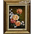 Tabriz handmade wall rug with intricate yellow rose branch design on a vibrant background perfect for home decor