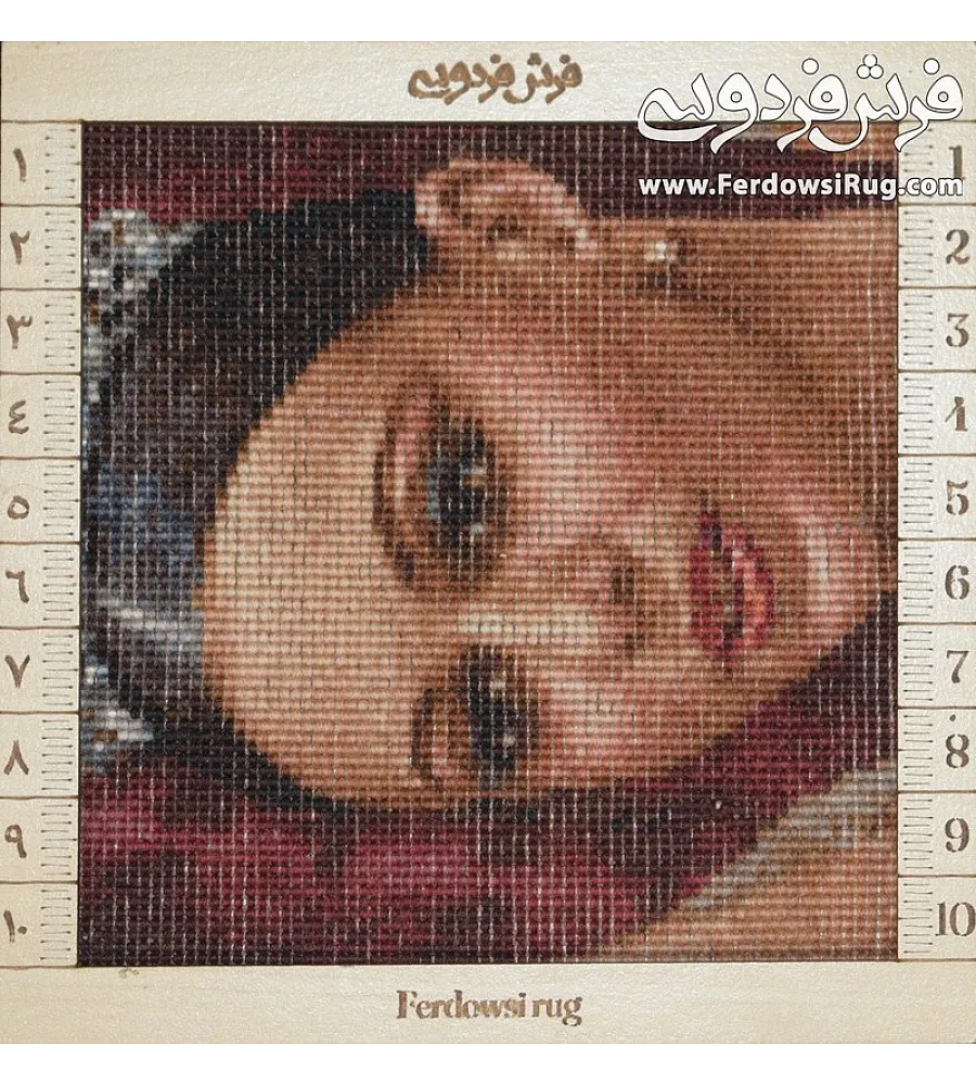 Handwoven wall carpet featuring a ballet duo dance design, crafted in Tabriz style with intricate details and premium quality.