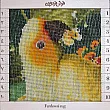 Tabriz handmade wall rug with Tall parrot garden design in vibrant colors, ideal for luxury home decor