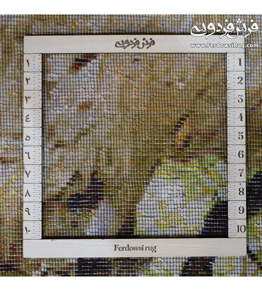 تابلو فرش دستباف طرح کوچه یادگار بافت تبریز رنگ های طبیعی و کیفیت بالا مناسب دکوراسیون خانه