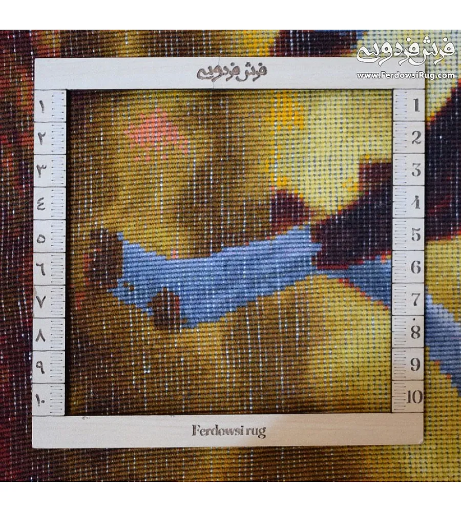 تابلو فرش دستباف گله اسب تبریز رنگهای زنده کیفیت بالا دکوراسیون خاص دستبافت هنری مناسب هدیه عاشقان هنر پیشرفته