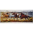 تابلو فرش دستباف گله اسب تبریز رنگهای زنده کیفیت بالا دکوراسیون خاص دستبافت هنری مناسب هدیه عاشقان هنر پیشرفته