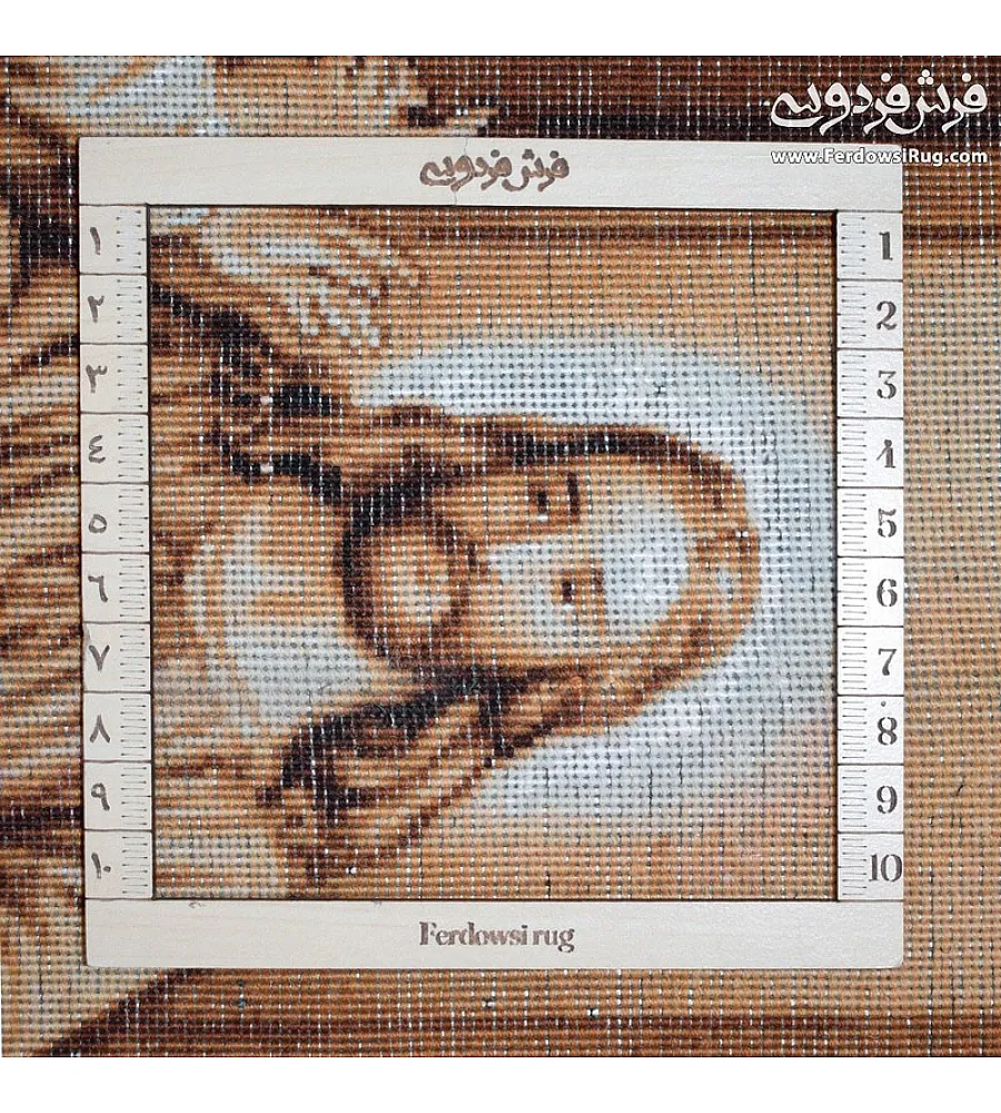 تابلوفرش دستباف تبریز طرح شام آخر با کیفیت بالا دارای رنگهای پر جنب و جوش و جزئیات دقیق برای دکوراسیون منزل