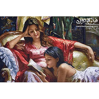 تابلو فرش دستباف مهر مادر بافت تبریز