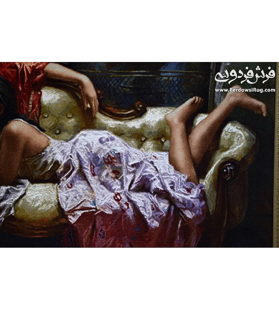 تابلو فرش دستباف مهر مادر تبریز طراحی اصیل ایرانی رنگ های زنده و ماندگار هدیه مناسب برای دکوراسیون خانه