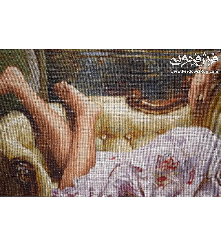 تابلو فرش دستباف مهر مادر تبریز طراحی اصیل ایرانی رنگ های زنده و ماندگار هدیه مناسب برای دکوراسیون خانه