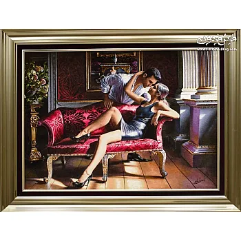 تابلو فرش دستباف طرح نامزد بافت تبریز