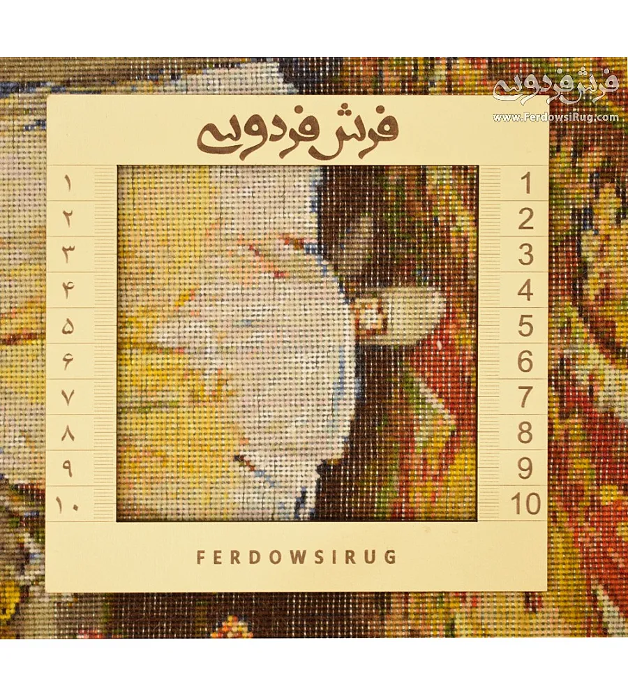 تابلو فرش دستباف طرح بدرقه سایز کوچک بافت تبریز مناسب دکوراسیون داخلی و هدیه خاص
