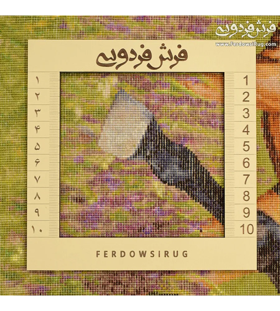 تابلو فرش دستباف طرح اسب رنگارنگ بافت تبریز مناسب دکوراسیون منزل و هدیه خاص