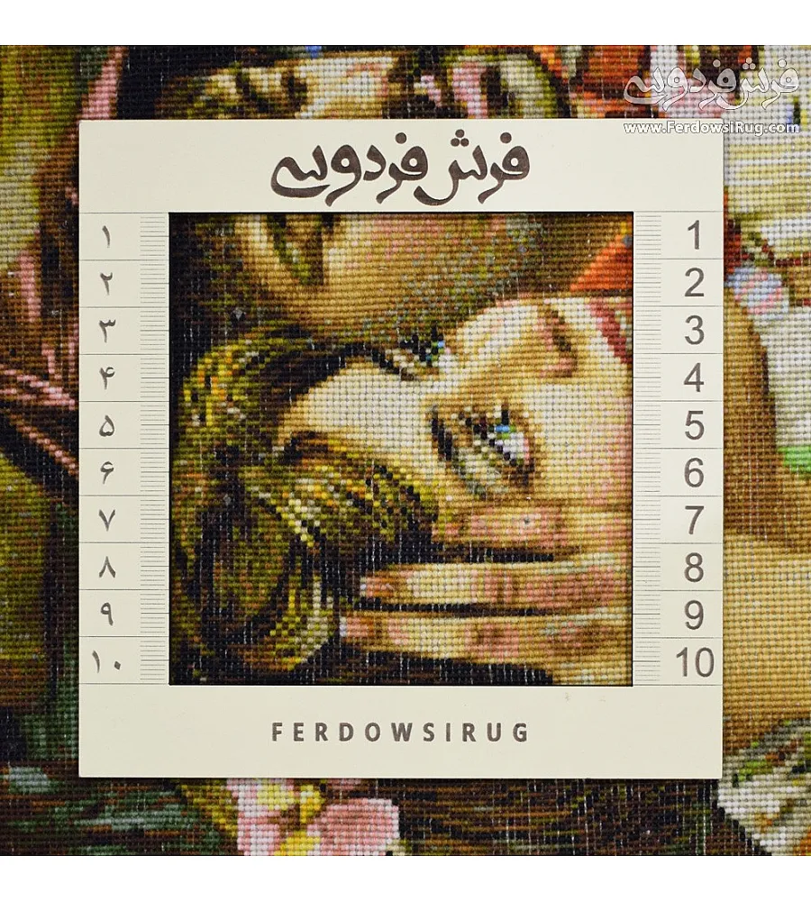 تابلو فرش دستباف طرح قایق ونیز بافت تبریز مناسب دکوراسیون منزل یا هدیه خاص