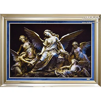 تابلو فرش دستباف تندیس فرشتگان بافت تبریز 