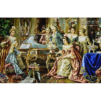 تابلو فرش دستباف طرح دختر پیانیست بافت تبریز 