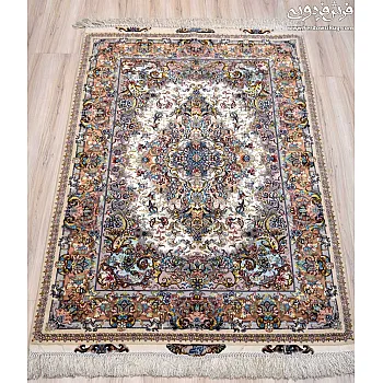 فرش دستباف ذرع و نیم نقشه خطیبی بافت تبریز