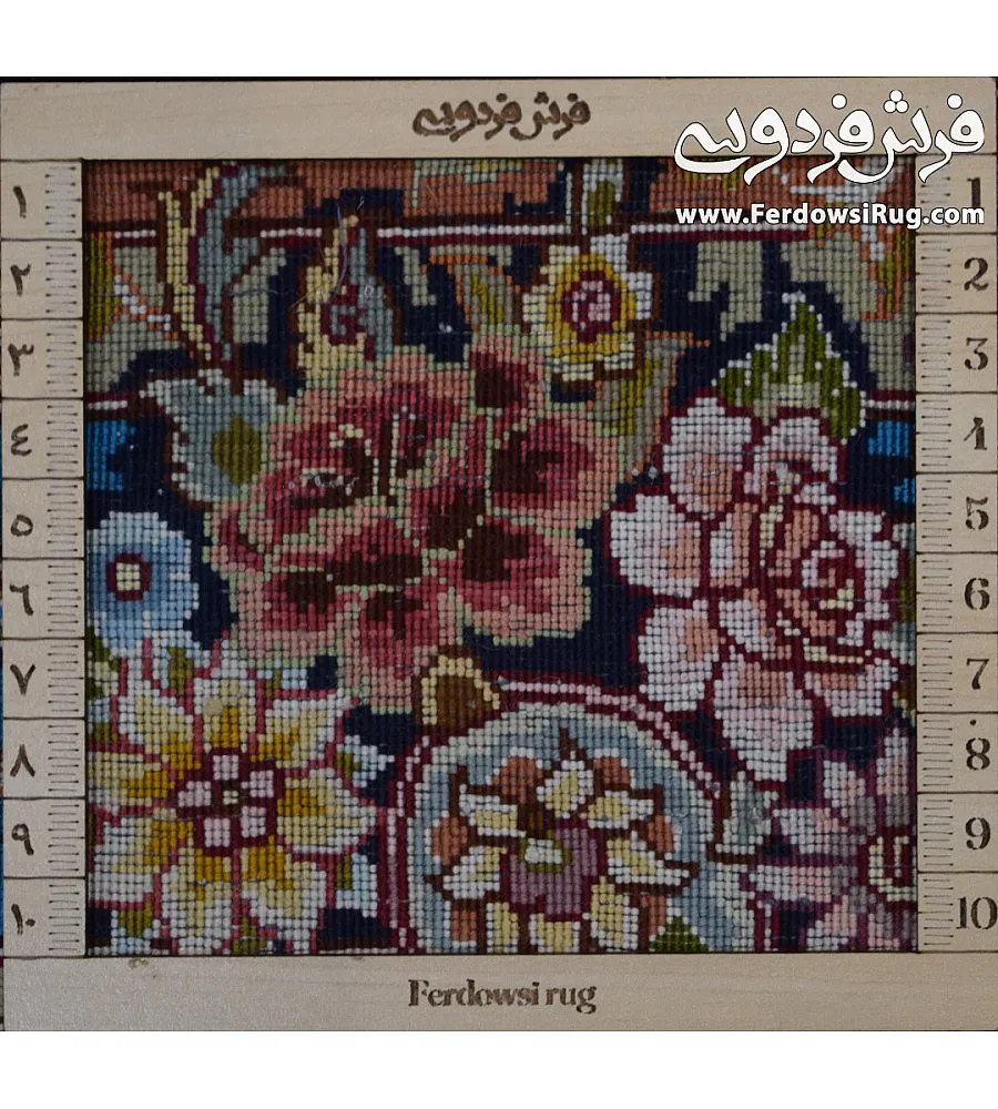 Handmade Tabriz rug, 1.5 meters, featuring intricate salary design, perfect for adding elegance to living spaces or offices.