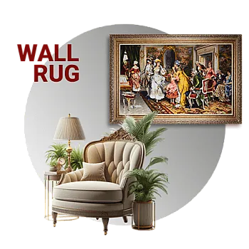 Handwoven wall rug